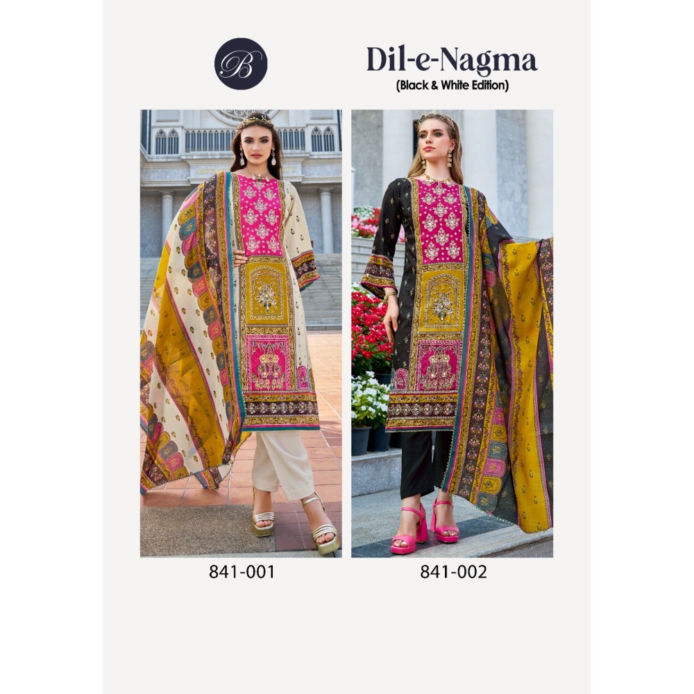 DIL-E-NAGMA BELLIZA (Cotton Dupatta)