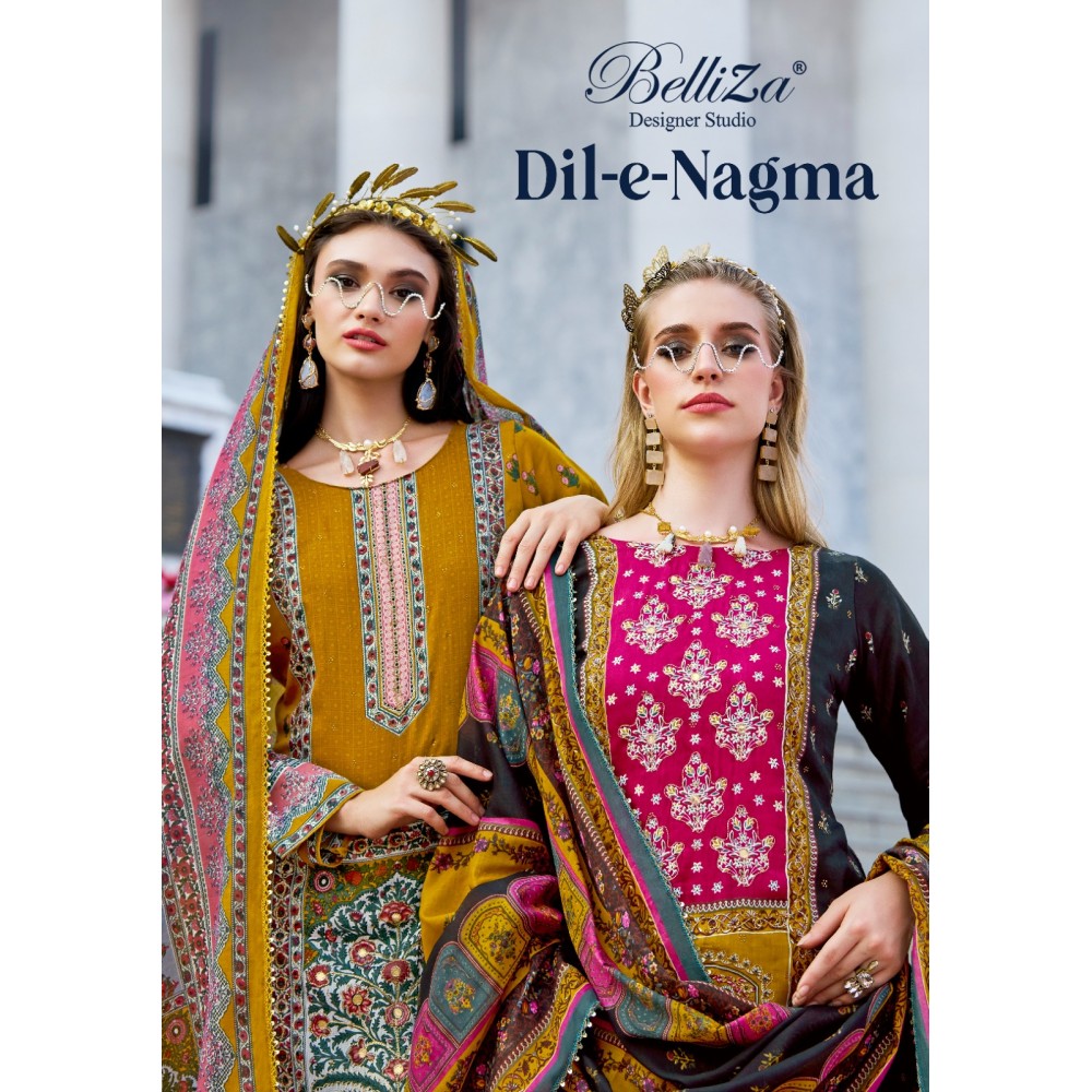 DIL-E-NAGMA BELLIZA (Cotton Dupatta)