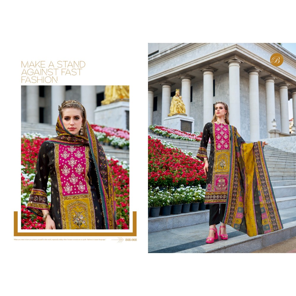 DIL-E-NAGMA BELLIZA (Cotton Dupatta)