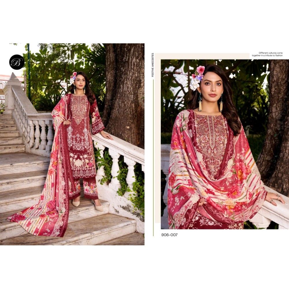 DILSHAD VOL 5 BELLIZA (Cotton Dupatta)