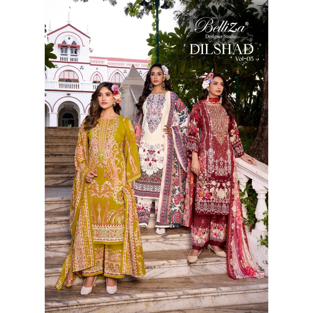 DILSHAD VOL 5 BELLIZA (Cotton Dupatta)