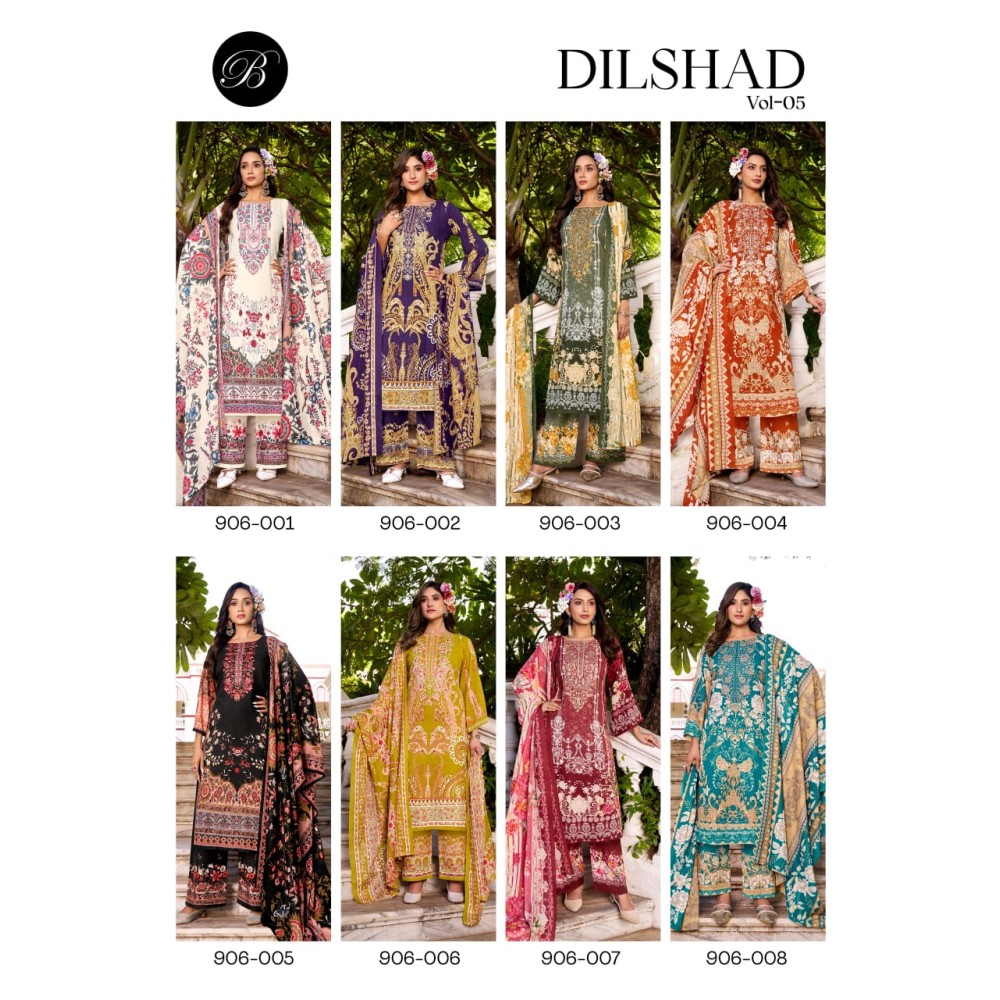 DILSHAD VOL 5 BELLIZA (Cotton Dupatta)