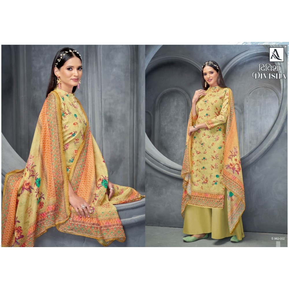 DIVISHAA ALOK SUITS (Cotton Dupatta)