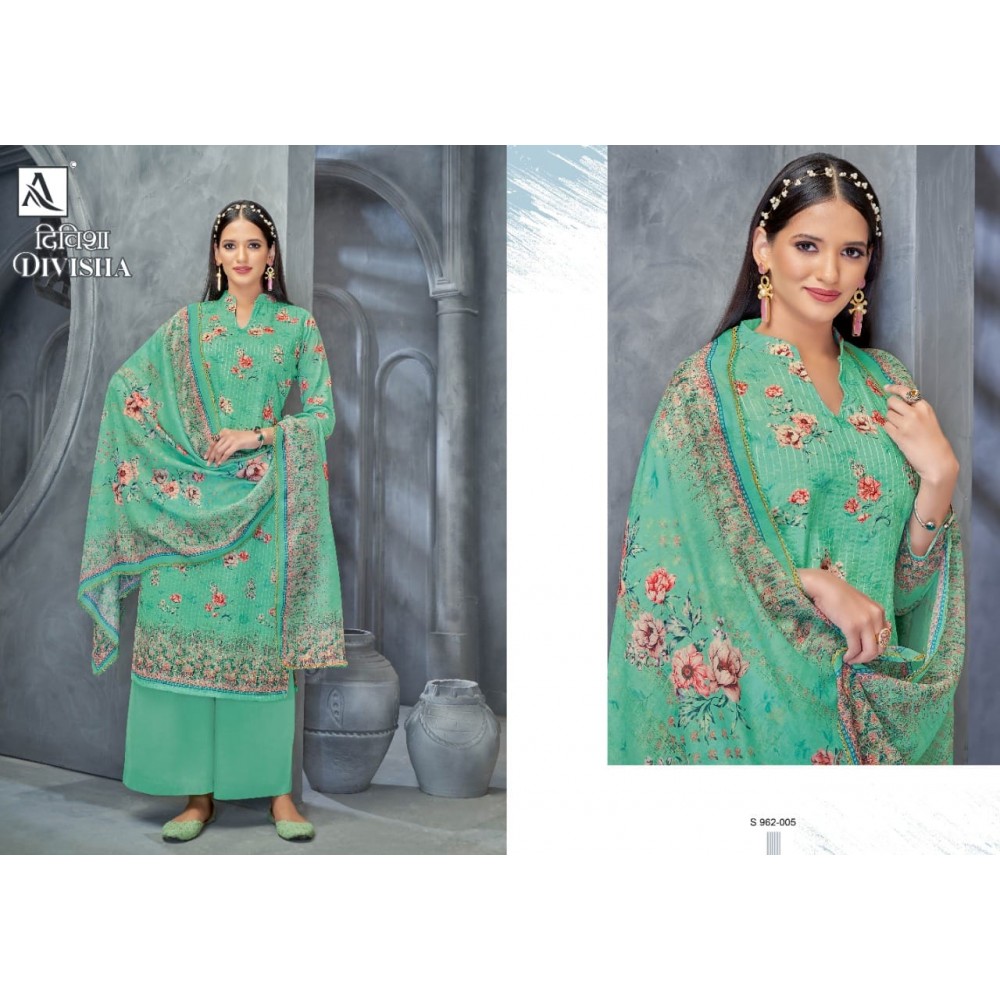 DIVISHAA ALOK SUITS (Cotton Dupatta)