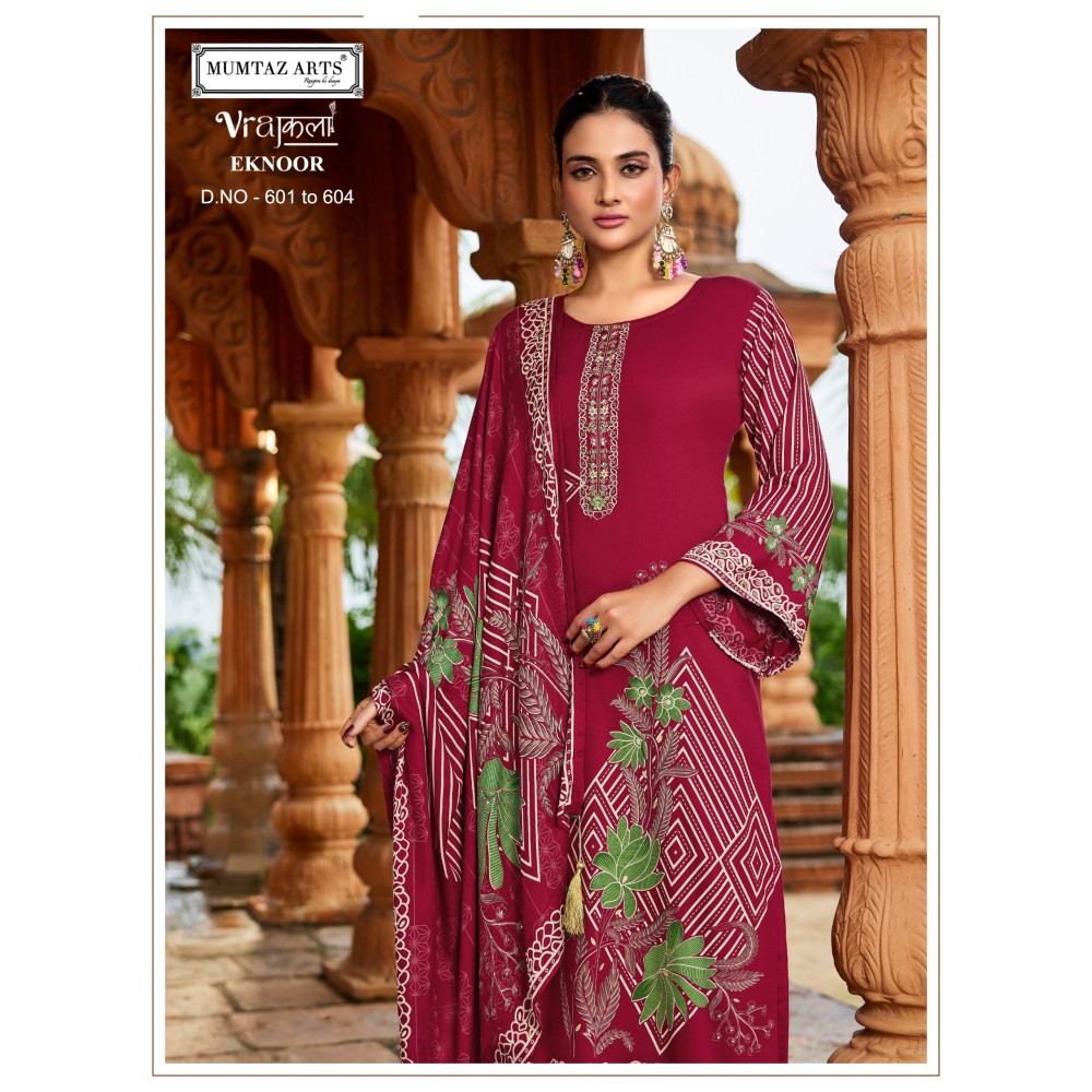 EKNOOR VRAJKALA 601-604 MUMTAZ (winter Collection)