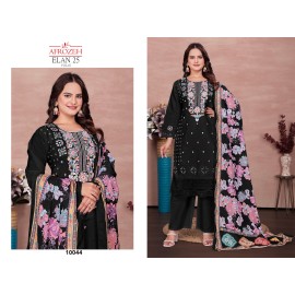 ELAAN 25 VOL 1 LUXURY LAWN COLLECTION AFROZEH (Cotton Dupatta)