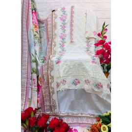 ELAAN 25 VOL 2 LUXURY LAWN COLLECTION AFROZEH (Cotton Dupatta)