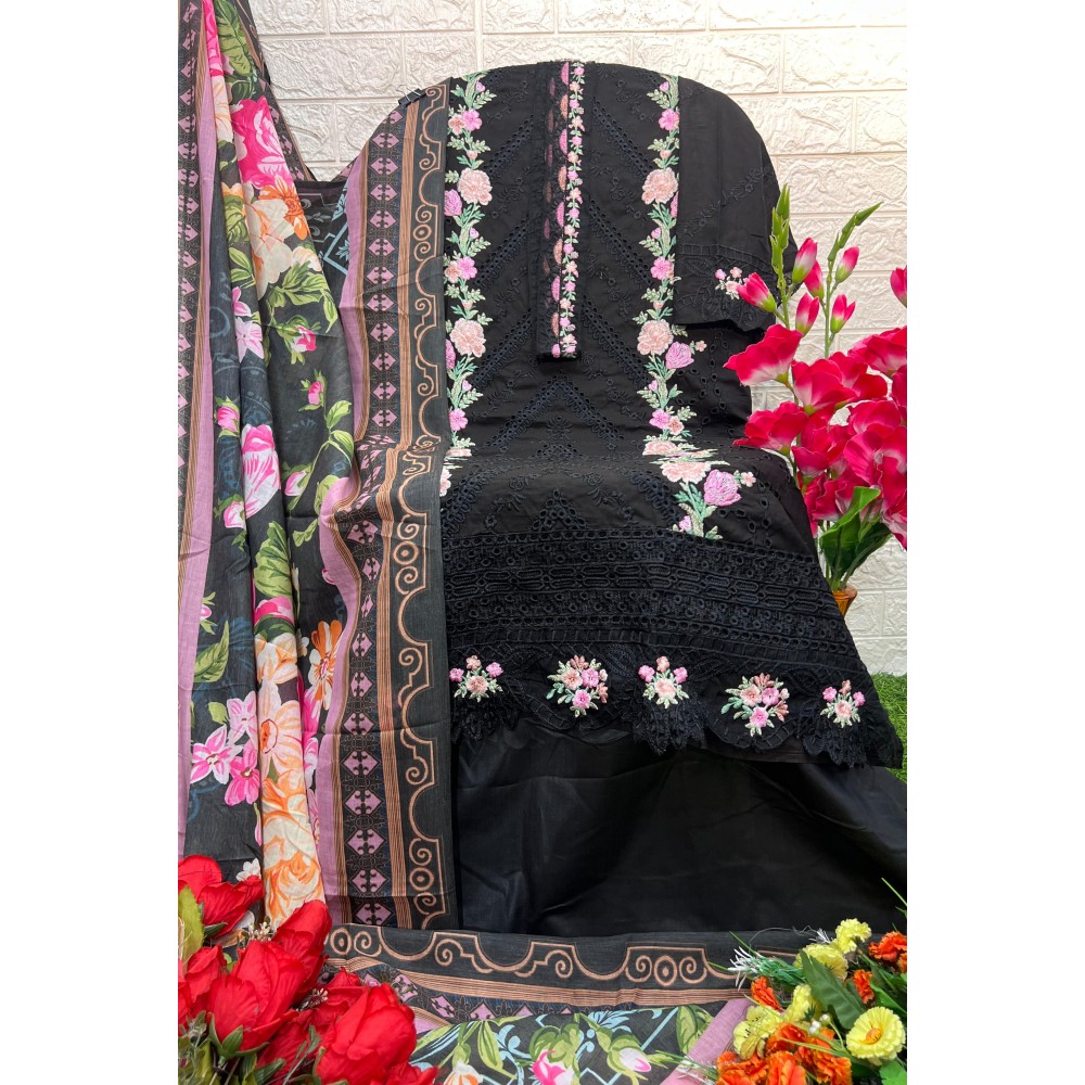 ELAAN 25 VOL 2 LUXURY LAWN COLLECTION AFROZEH (Cotton Dupatta)