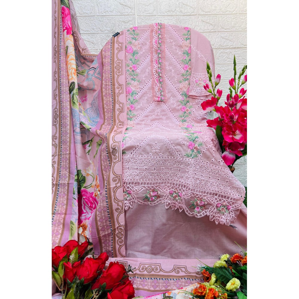 ELAAN 25 VOL 2 LUXURY LAWN COLLECTION AFROZEH (Cotton Dupatta)