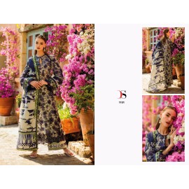 ELAF CHIKANKARI PREMIUM LAWN 25 DEEPSY SUITS (Chiffon Dupatta)