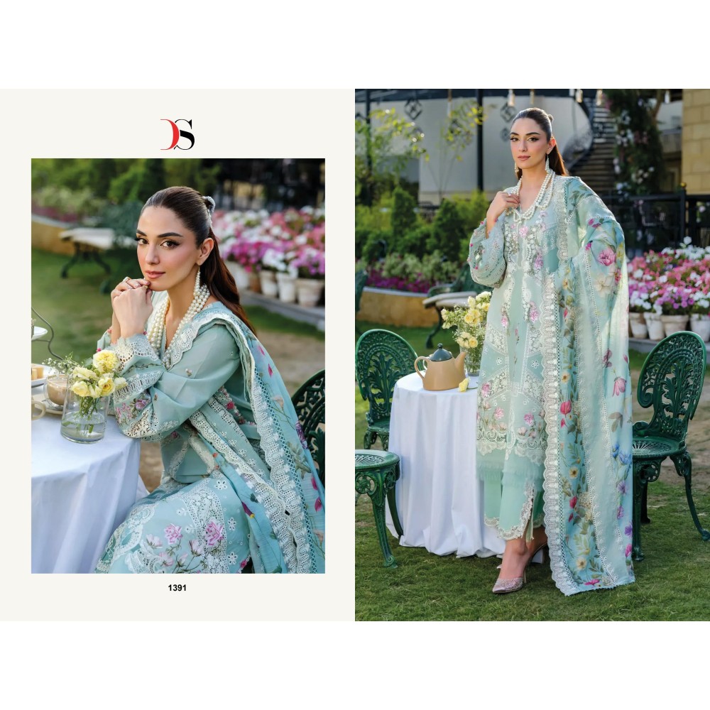 ELAF LAWN 25-3 DEEPSY SUITS