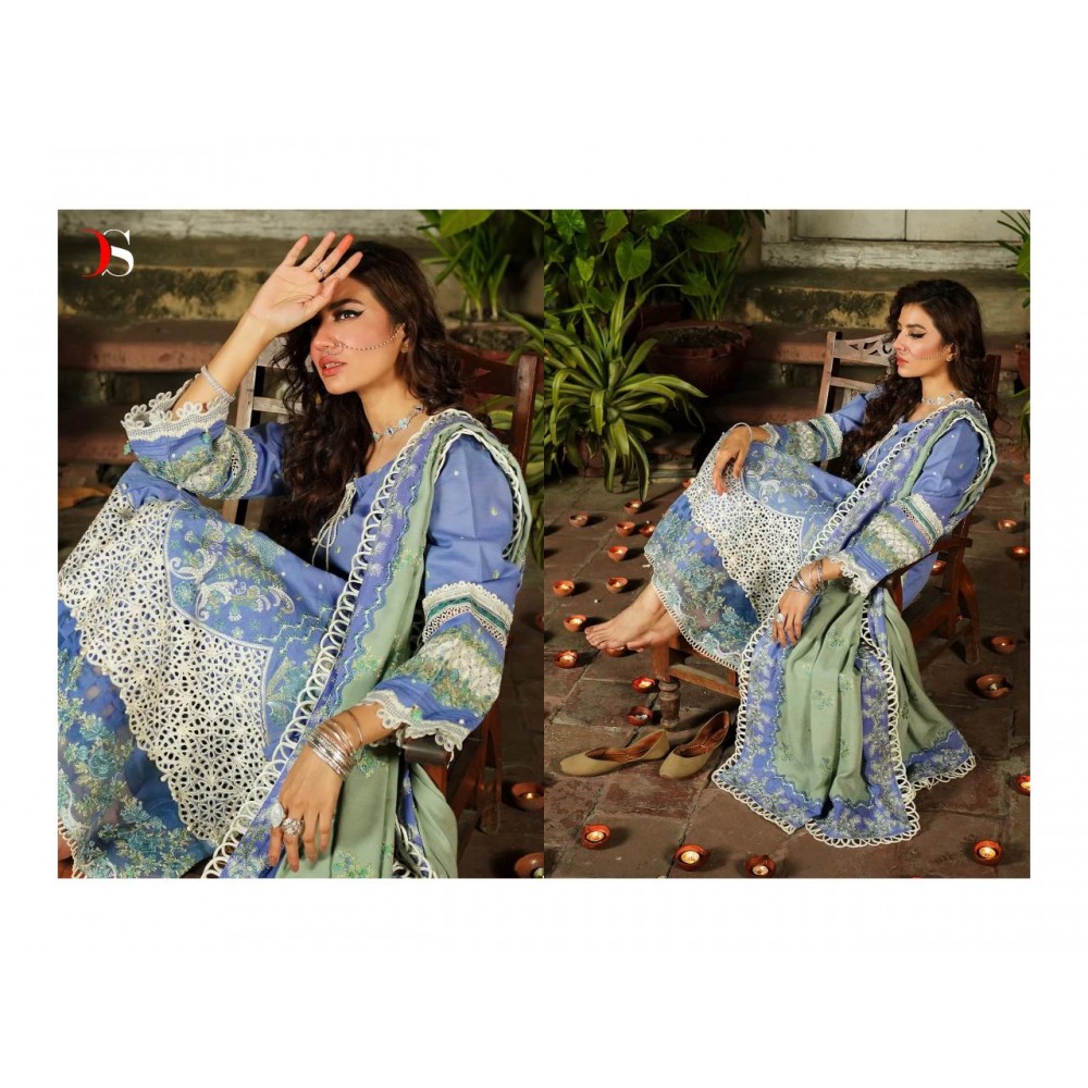 ELAF LUXURY 2 DEEPSY SUITS (Cotton Dupatta)