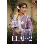 ELAF LUXURY 2 DEEPSY SUITS (Cotton Dupatta)