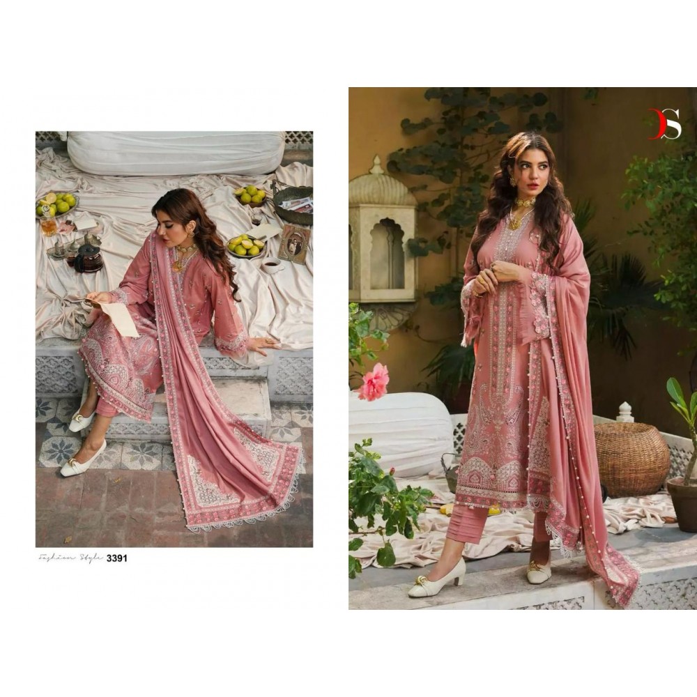 ELAF LUXURY 24 DEEPSY SUITS (Cotton Dupatta)