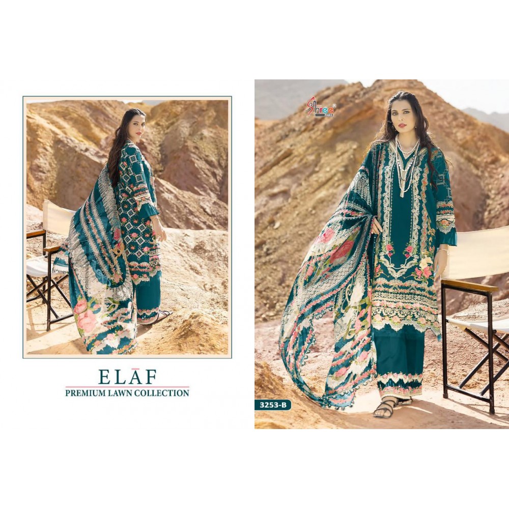 ELAF PREMIUM LAWN COLLECTION SHREE (Cotton Dupatta)