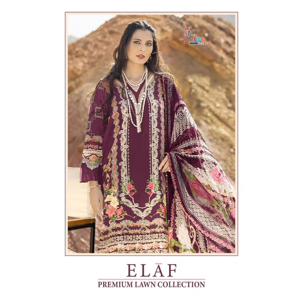 ELAF PREMIUM LAWN COLLECTION SHREE (Cotton Dupatta)