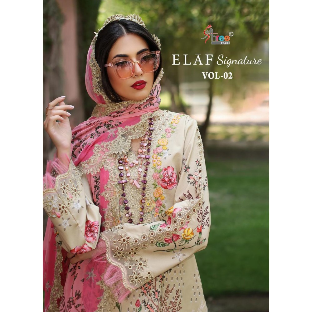 ELAF SIGNATURE VOL 2 SHREE (Cotton Dupatta)
