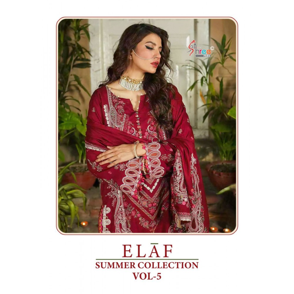 ELAF SUMMER COLLECTION VOL 5 SHREE (Chiffon Dupatta)