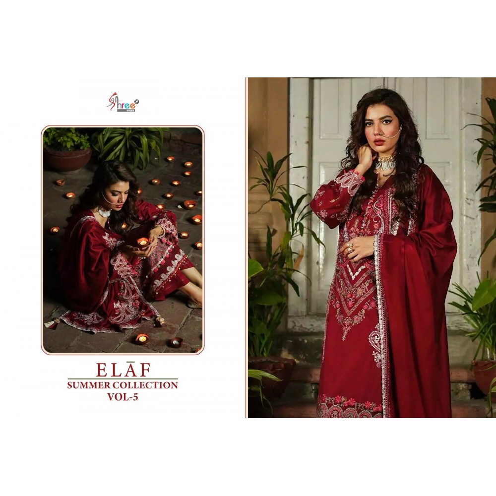 ELAF SUMMER COLLECTION VOL 5 SHREE (Cotton Dupatta)