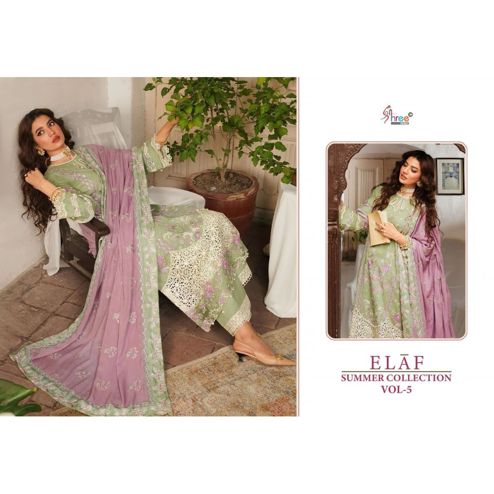 ELAF SUMMER COLLECTION VOL 5 SHREE (Chiffon Dupatta)