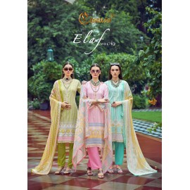 ELAF VOL 2 COSMOS  (Cotton Dupatta)