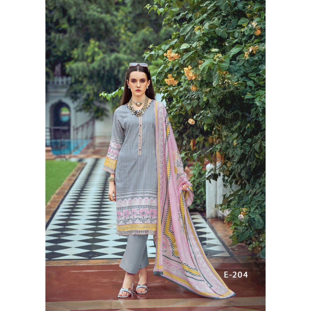 ELAF VOL 2 COSMOS  (Cotton Dupatta)