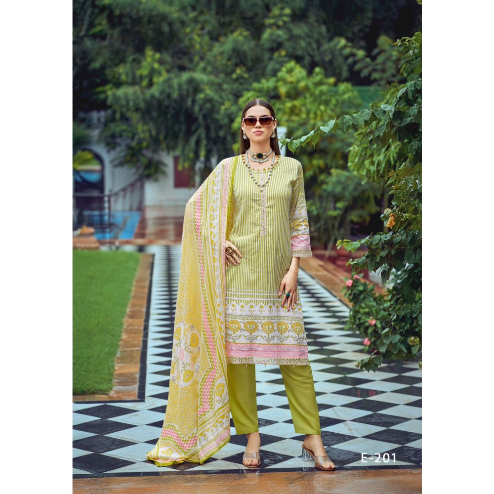 ELAF VOL 2 COSMOS  (Cotton Dupatta)