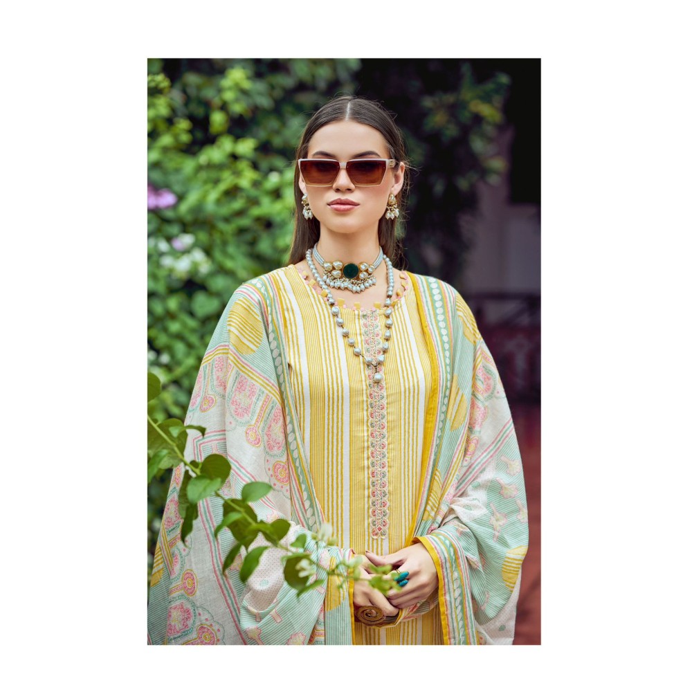 ELAF VOL 2 COSMOS  (Cotton Dupatta)