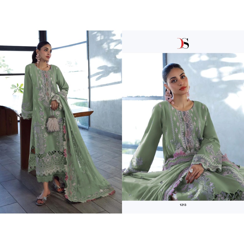 ELAN LAWN 25-4 DEEPSY (Cotton Dupatta)