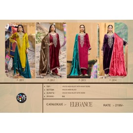 ELEGANCE MAKHMAL VELVET FOURDOTS (winter Collection)