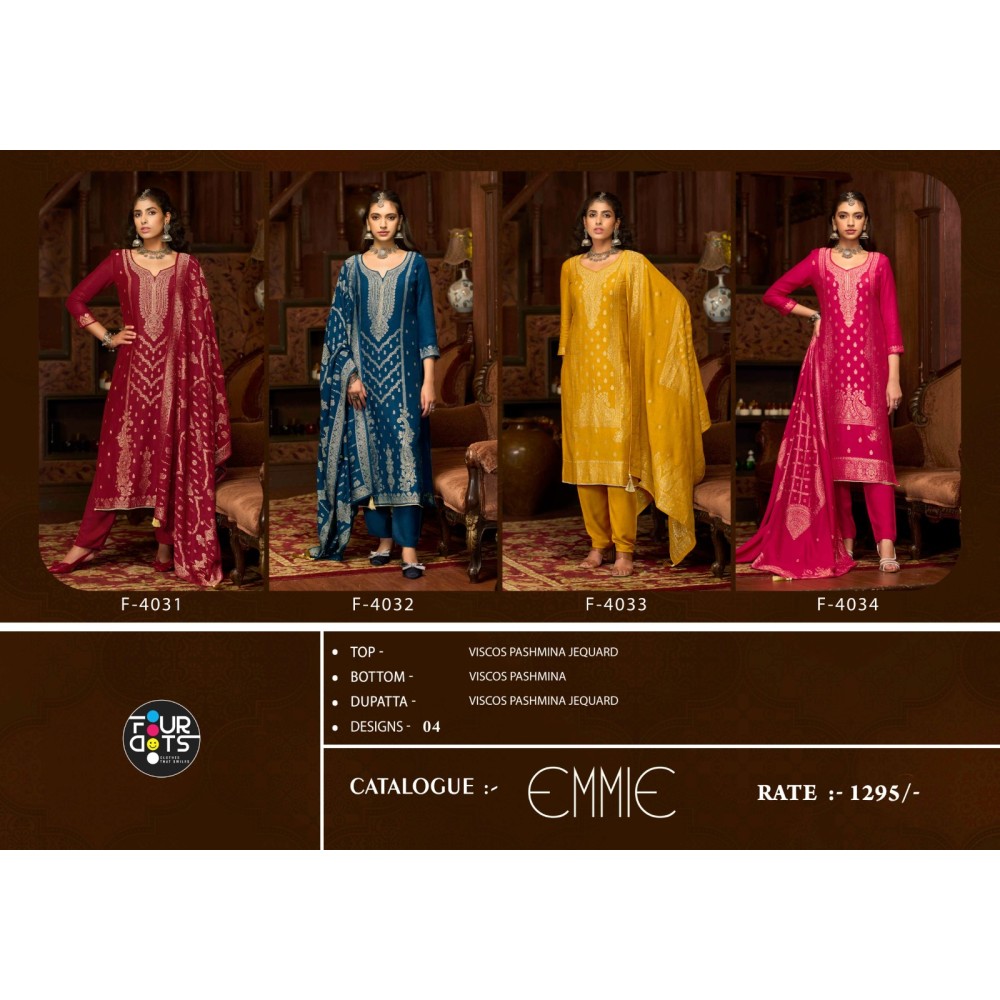 EMMIE PASHMINA FOURDOTS (winter Collection)