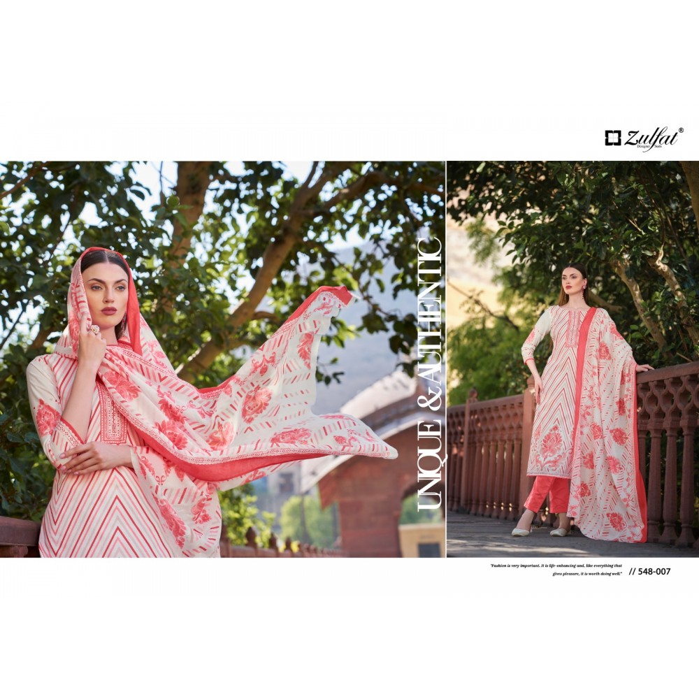 FARHANA VOL 6 ZULFAT (Cotton Dupatta)