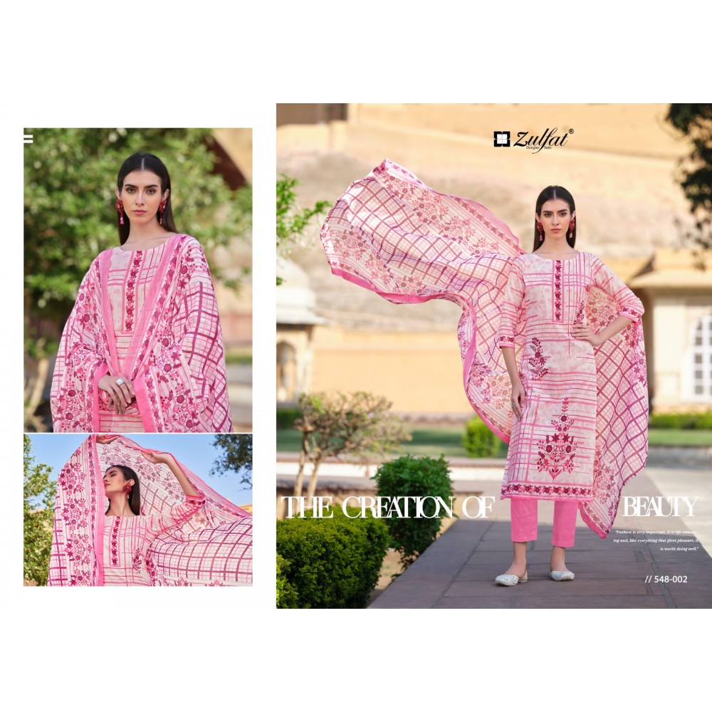 FARHANA VOL 6 ZULFAT (Cotton Dupatta)