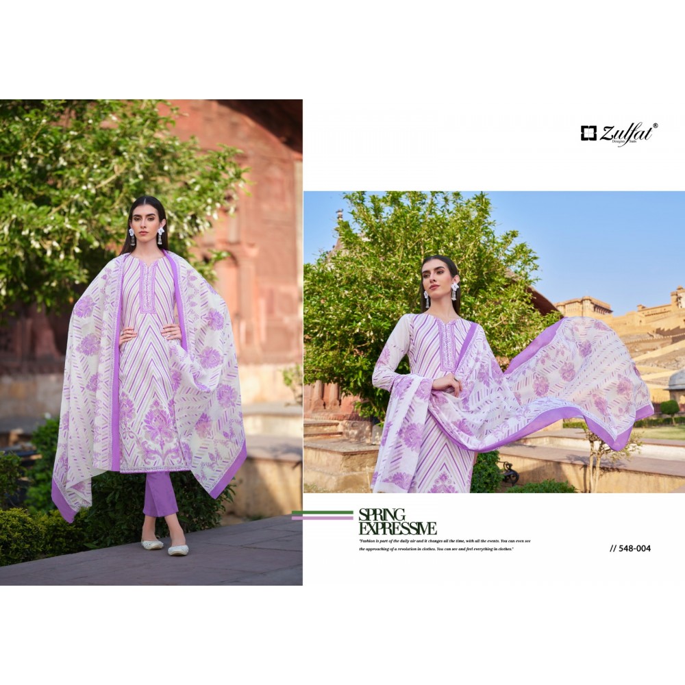 FARHANA VOL 6 ZULFAT (Cotton Dupatta)