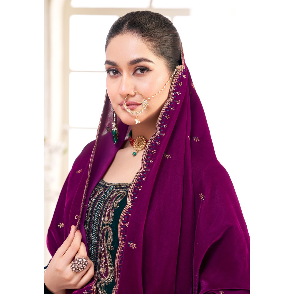 FARZANA VELVET ALOK SUITS (Winter Collection)