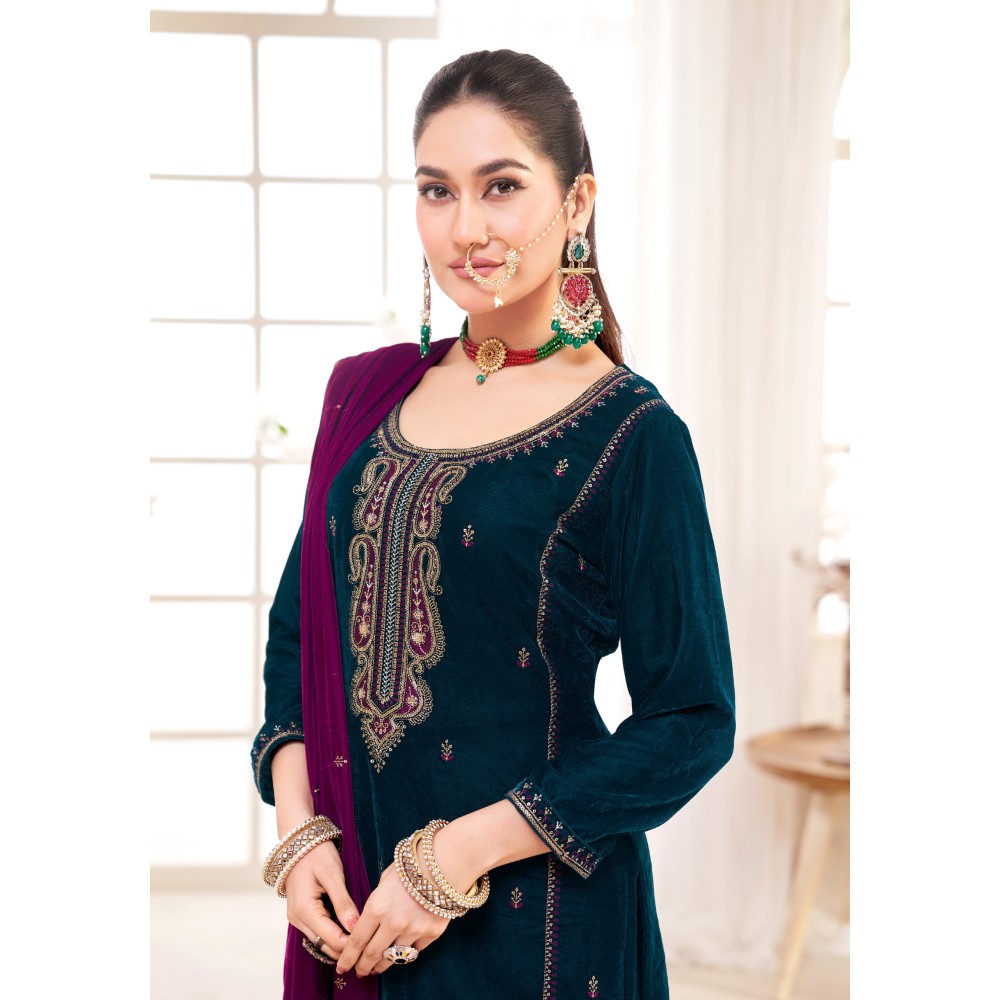 FARZANA VELVET ALOK SUITS (Winter Collection)