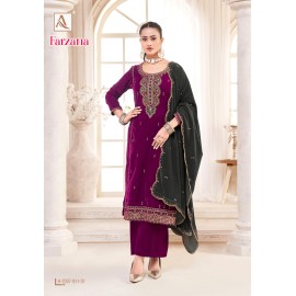 FARZANA VELVET ALOK SUITS (Winter Collection)