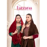 FARZANA VELVET ALOK SUITS (Winter Collection)