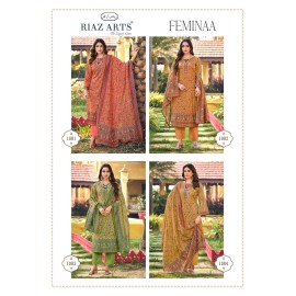 FEMINAA RIAZ ARTS  (Cotton Dupatta)