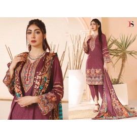 FIRDOUS LAWN 24 BY DEEPSY SUITS (Chiffon Dupatta)