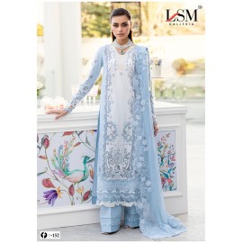 FIRDOUS QUEEN EXCLUSIVE HEAVY LAWN VOL 15 LSM (Cotton Dupatta)