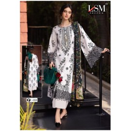 FIRDOUS QUEEN EXCLUSIVE HEAVY LAWN VOL 15 LSM (Cotton Dupatta)