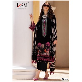 FIRDOUS QUEEN EXCLUSIVE HEAVY LAWN VOL 15 LSM (Cotton Dupatta)