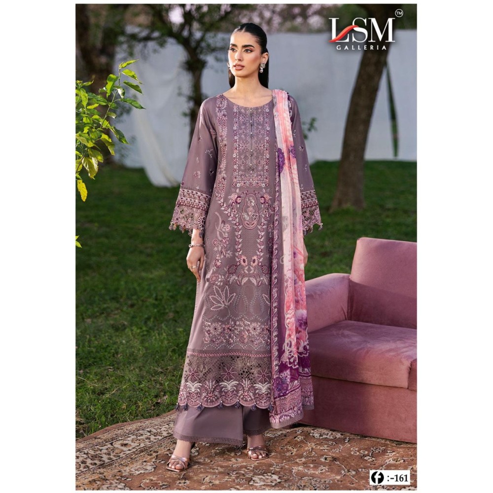FIRDOUS QUEEN EXCLUSIVE HEAVY LAWN VOL 16 LSM (Cotton Dupatta)