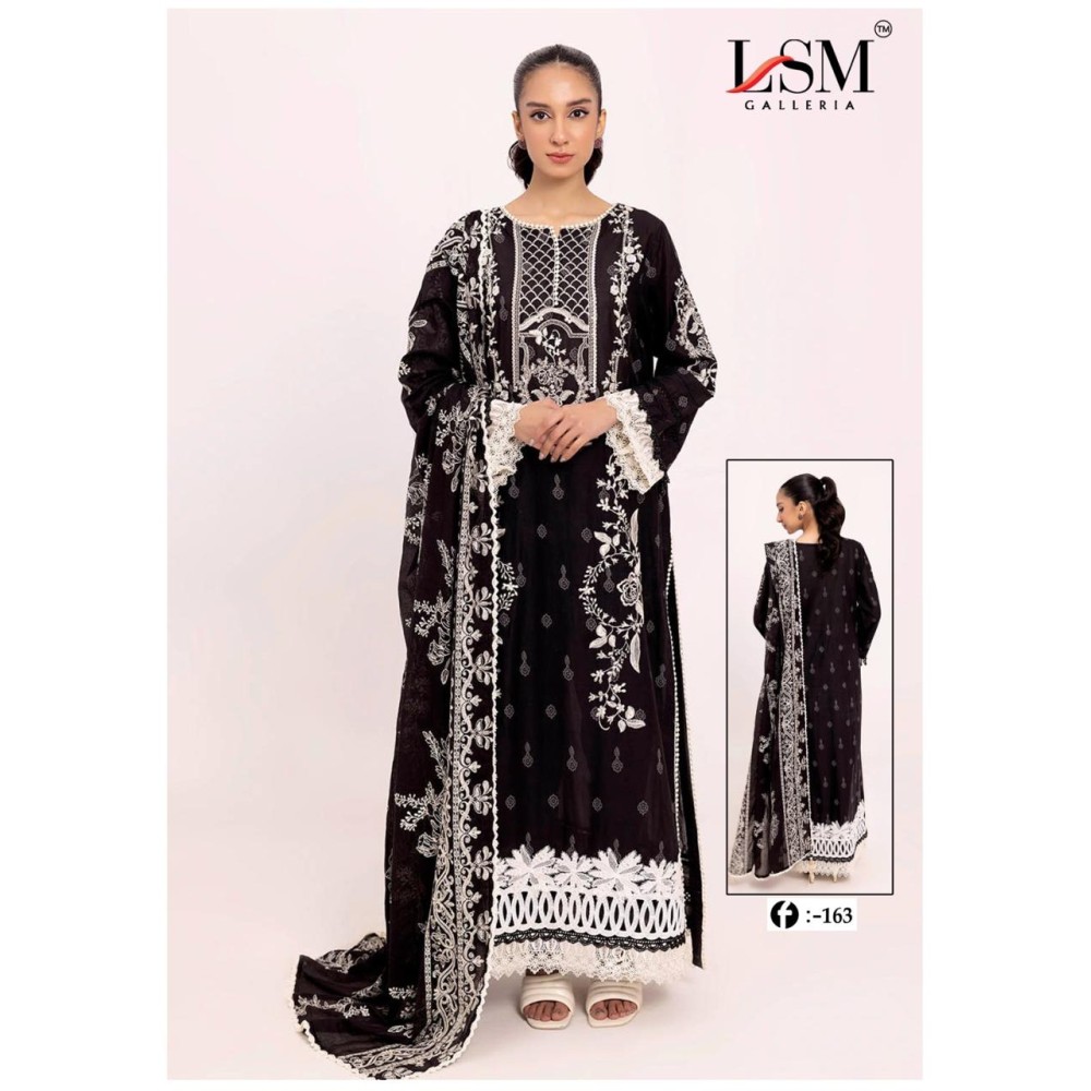 FIRDOUS QUEEN EXCLUSIVE HEAVY LAWN VOL 16 LSM (Cotton Dupatta)