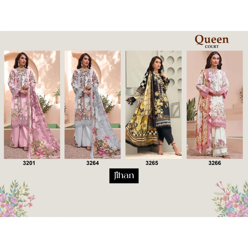 FIRDOUS QUEENS COURT 3201, 3264-66 JIHAN (Cotton Dupatta)