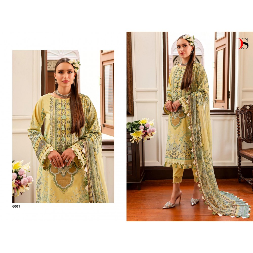 FIRDOUS QUEENS COURT 6 BY DEEPSY (Cotton Dupatta)