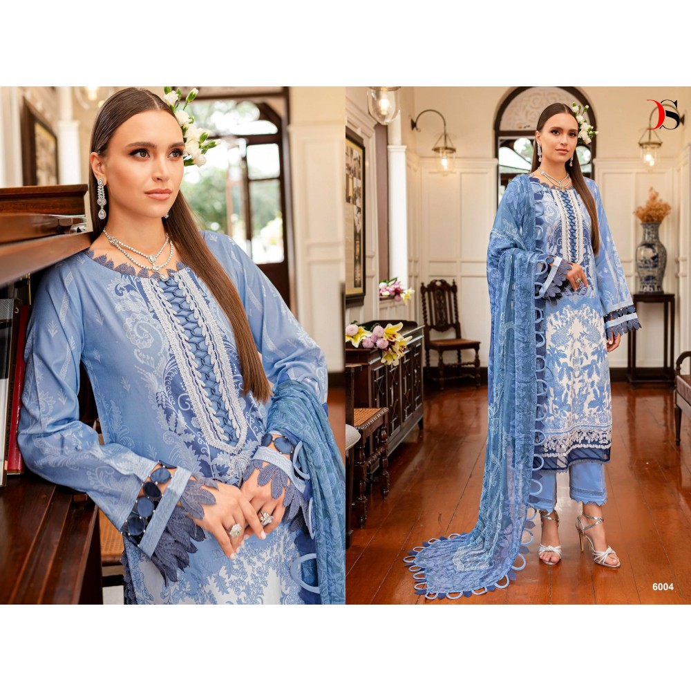 FIRDOUS QUEENS COURT 6 BY DEEPSY (Chiffon Dupatta)