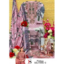 FIRDOUS SOLITAIRE 3 BY DEEPSY DESIGN 3003 AND 3007 (Cotton Dupatta)