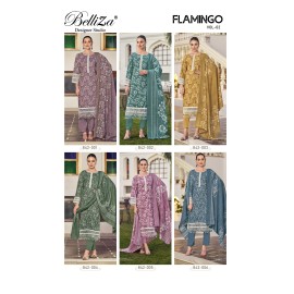 FLAMINGO 2 BELLIZA (Cotton Dupatta)